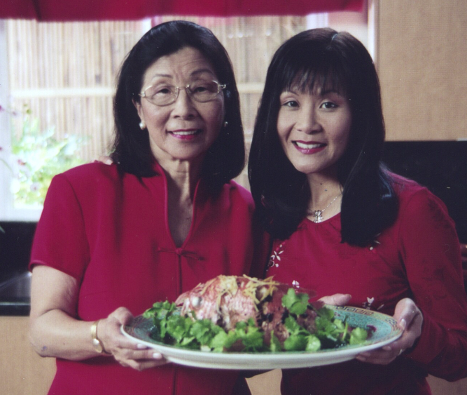 Katie and Leeann Chin. Katie and Leeann Chin.